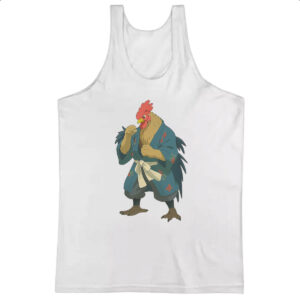 Camiseta Regata Galo Samurai Cartoon art