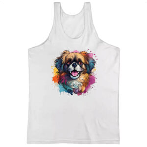 Camiseta Regata Pequines Watercolor Arte