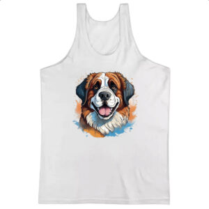 Camiseta Regata Sao Bernado Watercolor Arte