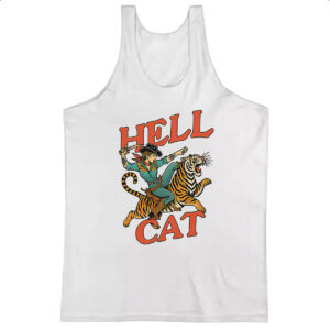Camiseta Regata Hell Cat Girl