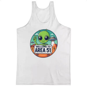 Camiseta Regata Bem vindo a Area 51