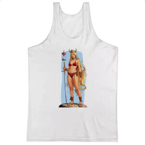 Camiseta Regata Guerreira Viking do tempo