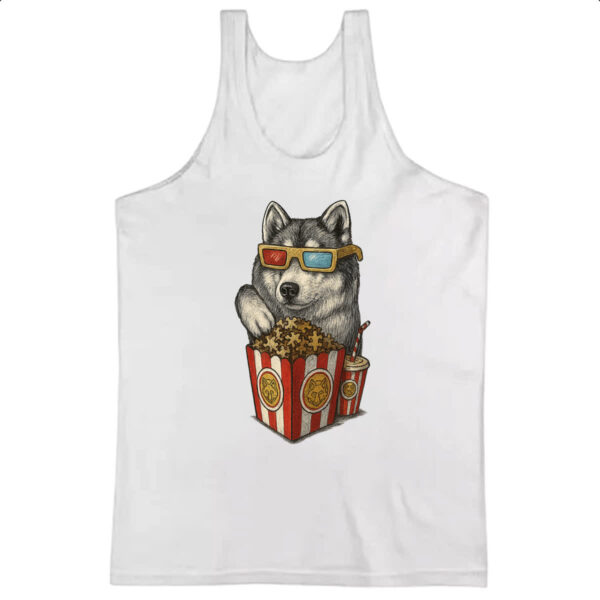 Camiseta Regata Lobo cinema 3D