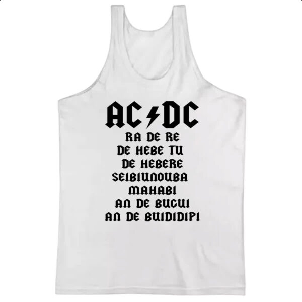 Camiseta Regata AC DC Ragatanga