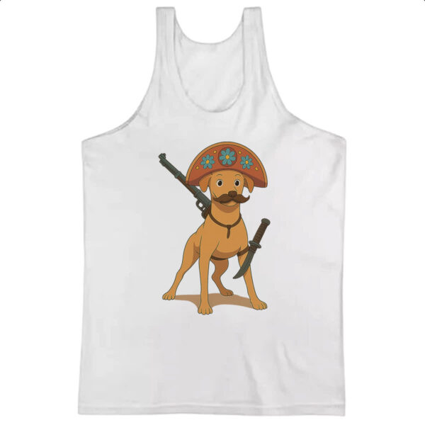 Camiseta Regata Caramelo Cangaceiro Cartoon