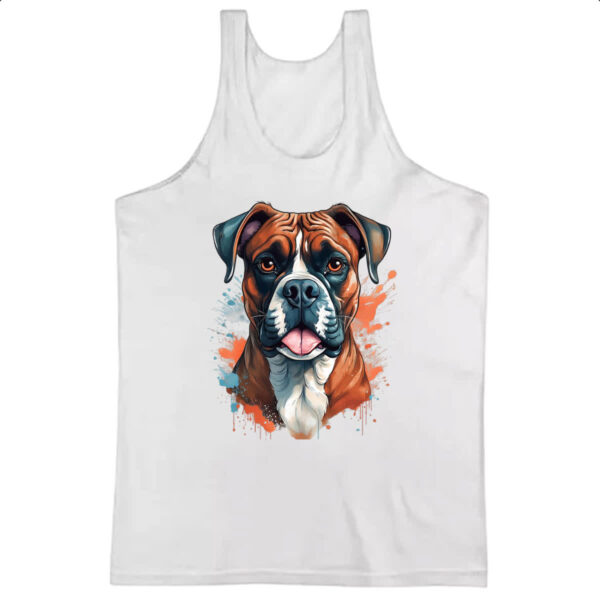 Camiseta Regata Boxer Watercolor Arte