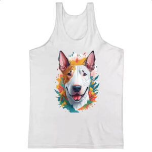 Camiseta Regata Bull Terrier Watercolor Arte