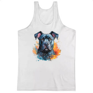 Camiseta Regata Cane Corso Watercolor Arte