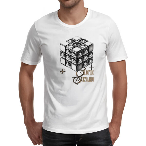 Camiseta Unissex Cubo Magico Chaotic - Imagem 2