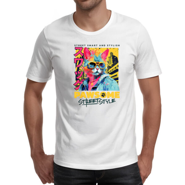 Camiseta Unissex Pawsome Street Style - Imagem 2
