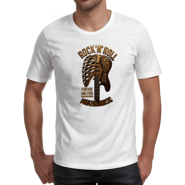 Camiseta Unissex Rock Roll Hard Music - Imagem 2