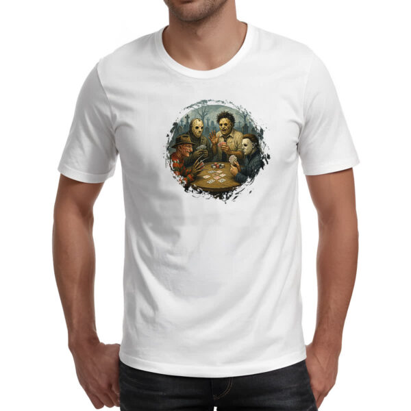 Camiseta Unissex Carteado do horror - Imagem 2