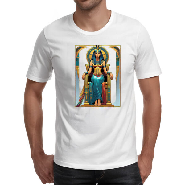 Camiseta Unissex Deusa Isis em seu trono - Imagem 2