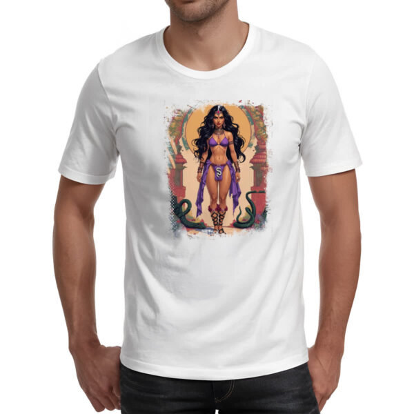 Camiseta Unissex Mereteseguer deusa das serpentes - Imagem 2