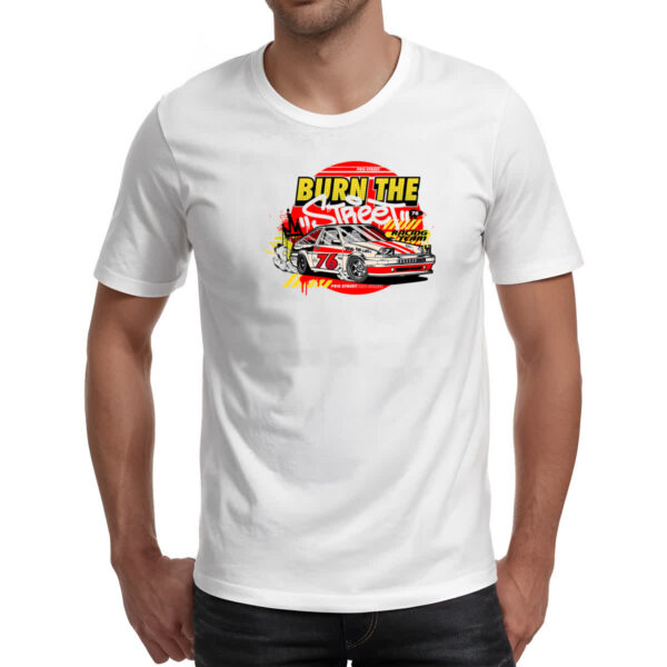 Camiseta Unissex Burn the street - Imagem 2