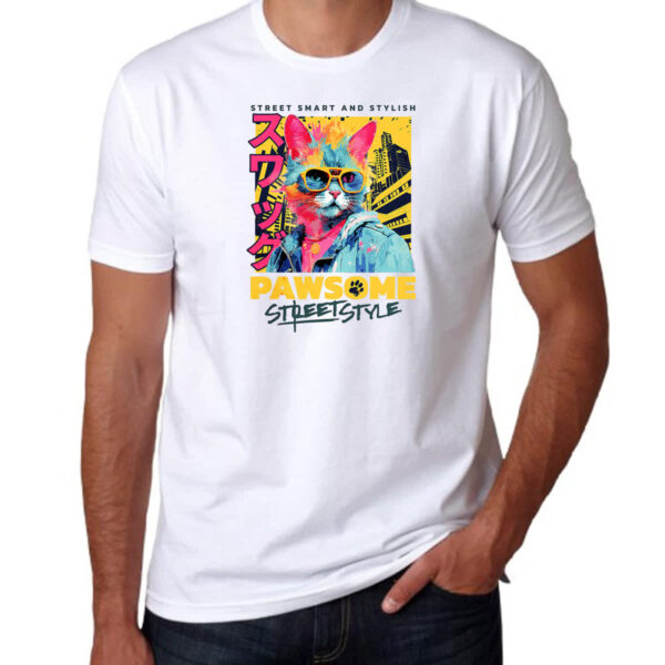 Camiseta Unissex Pawsome Street Style - Imagem 3