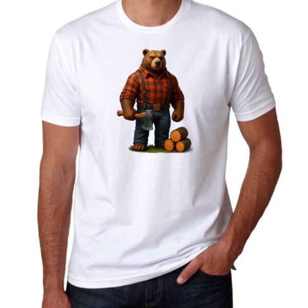 Camiseta Unissex Urso Lenhador - Imagem 3