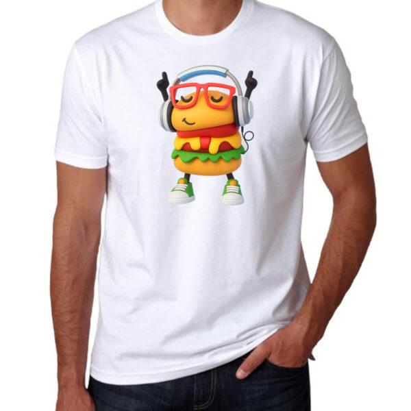 Camiseta Unissex Hamburguer na vibe - Imagem 3