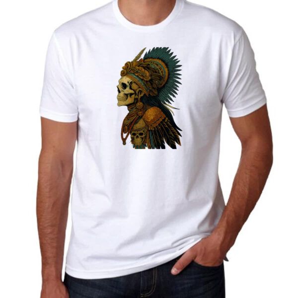 Camiseta Unissex Totem Caveira Indigena - Imagem 3