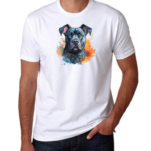 Camiseta Unissex Cane Corso Watercolor Arte - Imagem 3