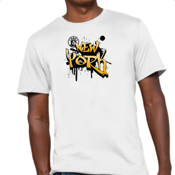 Camiseta Unissex New York Grafit Splash - Imagem 4