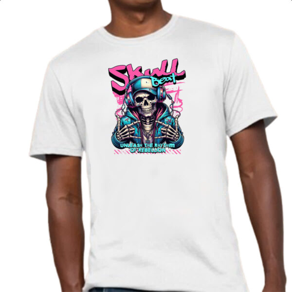 Camiseta Unissex Skull Beat - Imagem 4