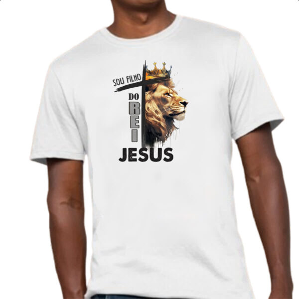 Camiseta Unissex Sou filho do rei Jesus - Imagem 4