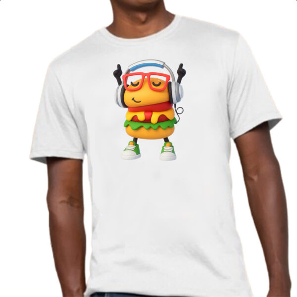 Camiseta Unissex Hamburguer na vibe - Imagem 4