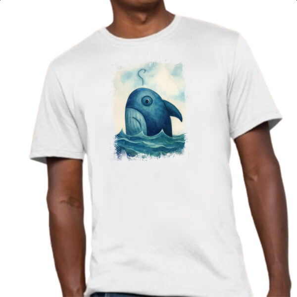 Camiseta Unissex Tubarao indeciso - Imagem 4