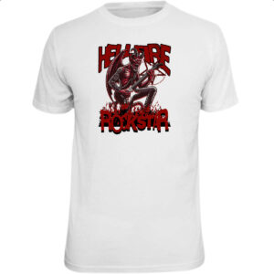 Camiseta Unissex Hell Fire Rockstar