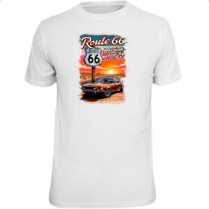 Camiseta Unissex Mustang Route 66