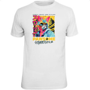 Camiseta Unissex Pawsome Street Style
