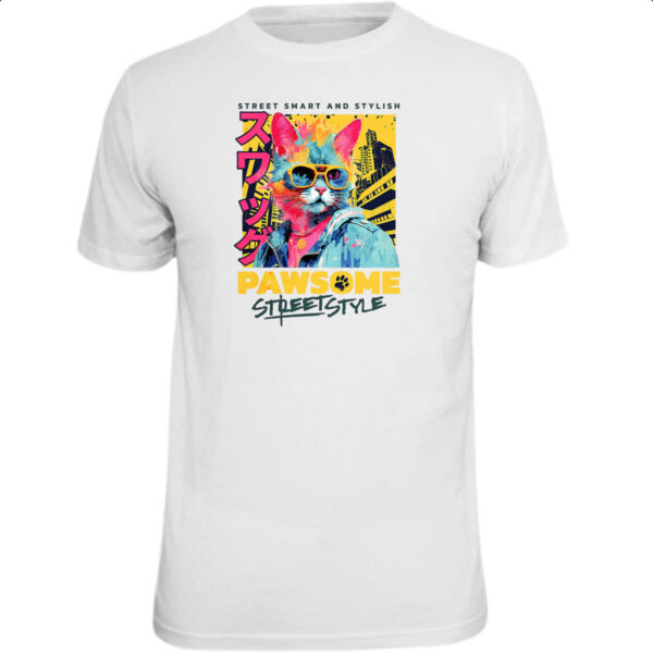 Camiseta Unissex Pawsome Street Style