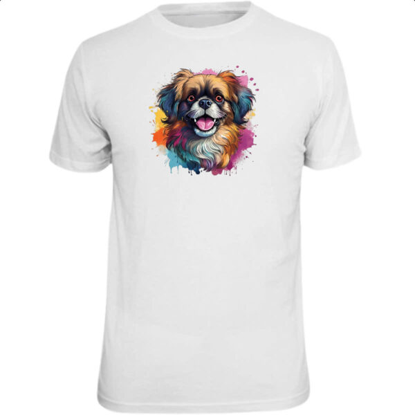 Camiseta Unissex Pequines Watercolor Arte