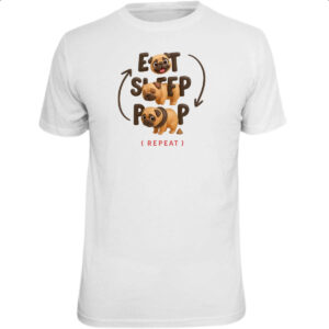 Camiseta Unissex Pug e o seu ciclo