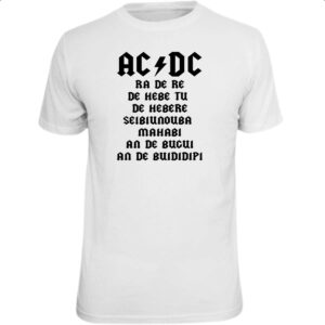 Camiseta Unissex AC DC Ragatanga