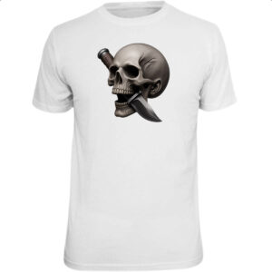 Camiseta Unissex Faca na caveira