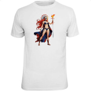 Camiseta Unissex Guerreira indigena xama