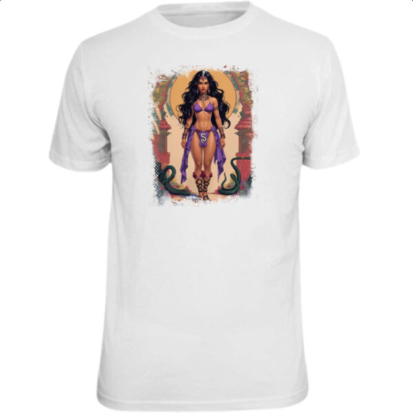 Camiseta Unissex Mereteseguer deusa das serpentes
