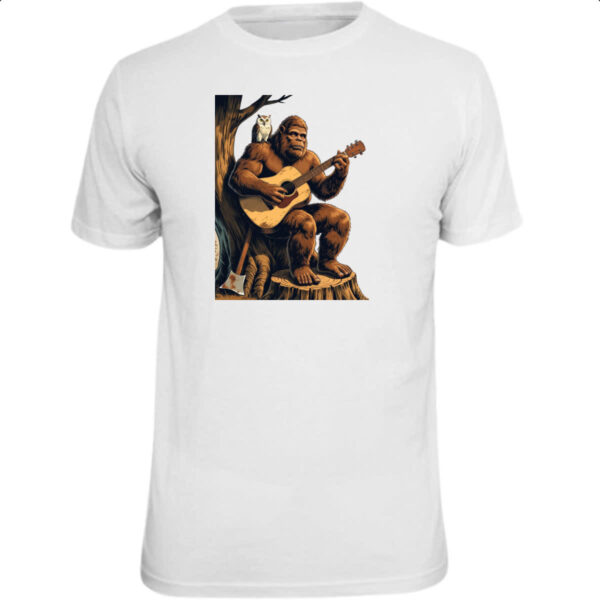 Camiseta Unissex Pe grande tocando violao