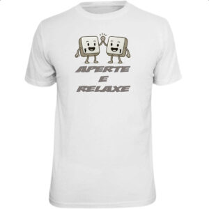 Camiseta Unissex Aperta e relaxa