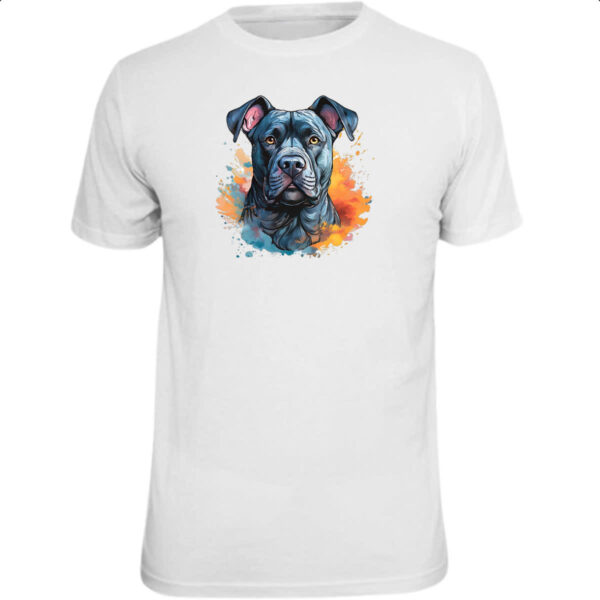 Camiseta Unissex Cane Corso Watercolor Arte