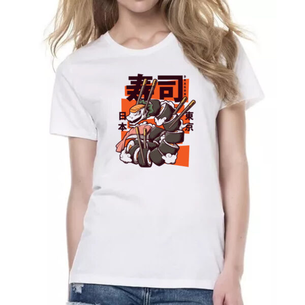 Camiseta Baby Look Serpente Sushi - Imagem 2