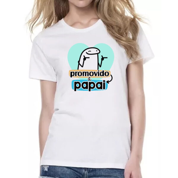 Camiseta Baby Look Dia dos Pais Flork Promovido - Imagem 2