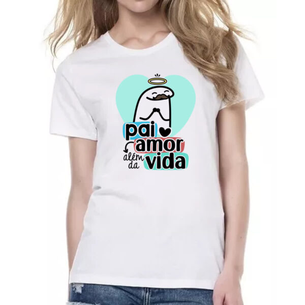 Camiseta Baby Look Dia dos Pais Flork Vida - Imagem 2