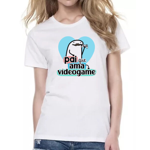 Camiseta Baby Look Dia dos Pais Flork Videogame - Imagem 2