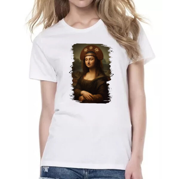 Camiseta Baby Look Monalisa Cangaceira - Imagem 2