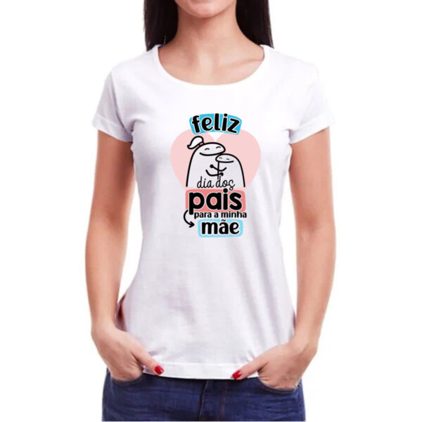 Camiseta Baby Look Dia dos Pais Flork Mae - Imagem 3