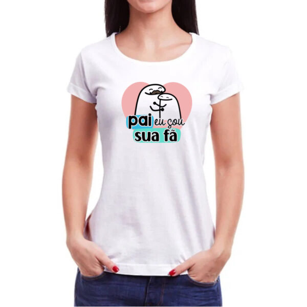 Camiseta Baby Look Dia dos Pais Flork Sua - Imagem 3