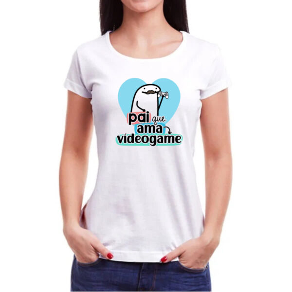 Camiseta Baby Look Dia dos Pais Flork Videogame - Imagem 3